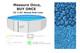 33' x 54 Round Unibead 25 Gauge Swimming Pool Liner (Choose Pattern)