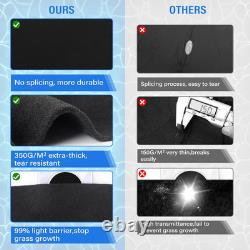 350G/M² Thicker 12FT Pool Liner Pad, Pre-Cut Heavy Duty round Pool Liner Pad, Sea