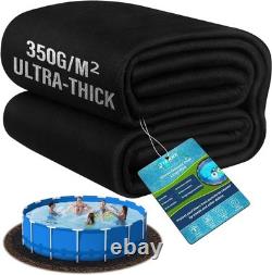 350G/M² Thicker 24FT Pool Liner Pad, Seamless above Ground Pool Liner, Thicker Du