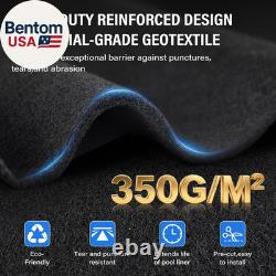 350G/M² Thicker 24FT Pool Liner Pad, Seamless above Ground Pool Liner, Thicker Du