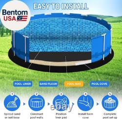 350G/M² Thicker 24FT Pool Liner Pad, Seamless above Ground Pool Liner, Thicker Du