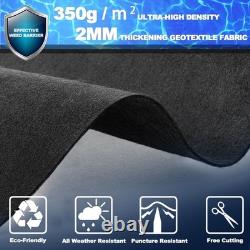 350G/M² Thicker Pool Liner Pad for Above Ground Swimming Pools, 24 Ft Round Un