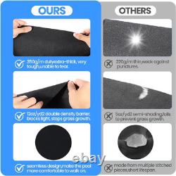 350G/M² Thicker round Pool Liner Mat, above Ground Pool Pad, Prevents Weeds, Pun