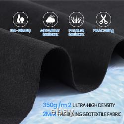 350G/M² Thicker round Pool Liner Mat, above Ground Pool Pad, Prevents Weeds, Pun