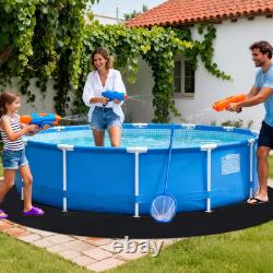 350G/M² Thicker round Pool Liner Mat, above Ground Pool Pad, Prevents Weeds, Pun