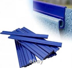 44 Pcs 18 ft Bead Receiver Round Above Ground Pool Liners Blue Beaded Pool Li