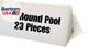 46 23 PCS Peel and Stick Pool Cove for 27' round above Ground Pool Dense Clos