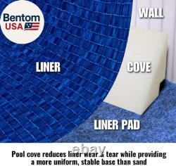 46 23 PCS Peel and Stick Pool Cove for 27' round above Ground Pool Dense Clos