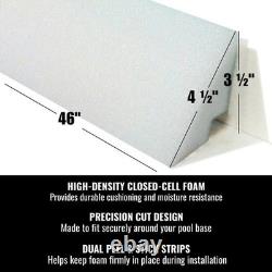 46 23 Pack Pool Cove Kit for 18'x33' Above Ground Pool Foam Peel and Stick