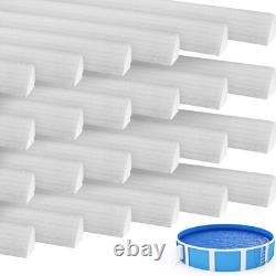 47 Inch Peel and Stick Pool Cove Foam 24 Pcs Above Ground Liner Protection