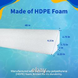 48-Inch Peel and Stick above Ground Pool Cove Foam, 19 Pack Liner Protection &