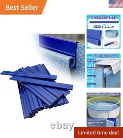 50 Pcs 21 ft Bead Receiver Round Above Ground Pool Liners Blue Beaded Pool Li