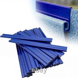 50 Pcs 21 ft Bead Receiver Round Above Ground Pool Liners Blue Beaded Pool Li