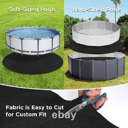 600CM/20FT Round Heavy Duty Pool Liner Pad for Above Ground Swimming Pools