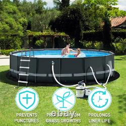 600CM/20FT Round Heavy Duty Pool Liner Pad for Above Ground Swimming Pools