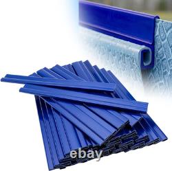 65 Pcs 27 Ft Bead Receiver round above Ground Pool Liners Blue Beaded Pool Liner