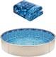 8-Ft round above Ground Pool Liner, Overlap Pool Liners, Standard Gauge Vinyl, 4