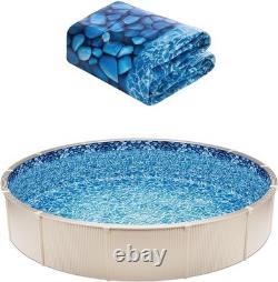 8-ft Round Overlap Pool Liner Fits 48 to 54 Wall Height