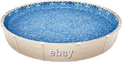 8-ft Round Overlap Pool Liner Fits 48 to 54 Wall Height