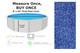 8' x 54 Round Overlap 25 Gauge Swimming Pool Liner (Choose Pattern)