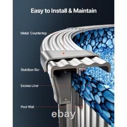 8ft Round Above Ground Pool Liner Overlap Pool Liners Standard Gauge