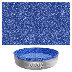 8ft Round Stock Tank Pool Liner Heavy Duty Vinyl, Leak-Proof, Fits 27.5in Wall