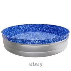 8ft Round Stock Tank Pool Liner Heavy Duty Vinyl, Leak-Proof, Fits 27.5in Wall
