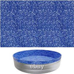 8ft Stock Tank Round Pool Liner, Overlap Above Ground Swimming Pool Liners for