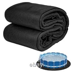 Abimars Thicker Pool Liner Pad Above Ground Swimming Pools 27 Foot Mats Black