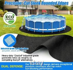 Abimars Thicker Pool Liner Pad for Above Ground Swimming Pools, 21 Foot Round