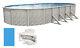 Above Ground 12' x 18' x 52 Oval MEADOWS Steel Wall Swimming Pool with Blue Liner