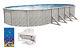 Above Ground 12'x24'x52 Ft Oval MEADOWS Swimming Pool with Caribbean Liner Kit