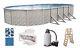 Above Ground 18'x33'x52 Oval MEADOW Swimming Pool with Liner, Ladder & Filter Kit