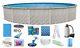 Above Ground 18'x52 Round Meadows Swimming Pool with Liner, Ladder & Filter Kit