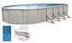 Above Ground 18x33x52 Ft Oval MEADOWS Swimming Pool with Boulder Swirl Liner Kit