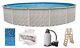 Above Ground 21'x52 Round MEADOW Swimming Pool with Liner, Ladder & Filter Kit