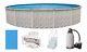 Above Ground 21'x52 Round Meadows Swimming Pool with Liner, Step, Filter Kit