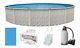 Above Ground 24'x52 Round Meadows Swimming Pool with Liner, Step, Filter Kit