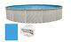 Above Ground 27' x 52 Round MEADOWS Steel Wall Swimming Pool with Blue Liner Kit