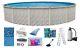 Above Ground 27'x52 Ft Round MEADOWS Steel Wall Swimming Pool & Liner & Kit