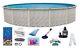 Above Ground 27'x52 Round MEADOWS Swimming Pool with Caribbean Liner & Kit Pack
