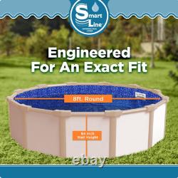 Above Ground 8ft Pool Liner x 54 Heavy Duty 25 Gauge Lamiclear Technology