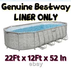 Above Ground Bestway Pool LINER Replacement 22'L x 12'W x 52''H