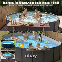 Above Ground Pool Accessories Pool Bar for Above Ground Pool Bar Table 47.2