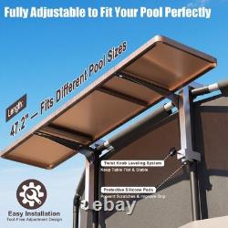 Above Ground Pool Accessories Pool Bar for Above Ground Pool Bar Table 47.2