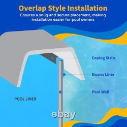 Above Ground Pool Liner 15ft Standard Gauge Vinyl Weather Resistant Easy Setup