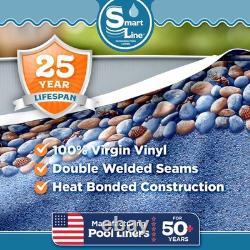 Above Ground Pool Liner 16' x 10' x 42 Oval Rock Island Pattern