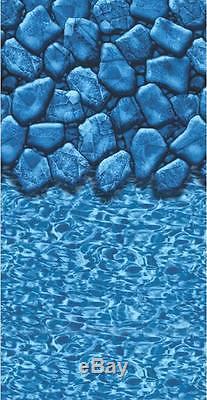 Above Ground Pool Liner Boulder Beaded ALL SIZES Round or Oval 48 or 52 Wall