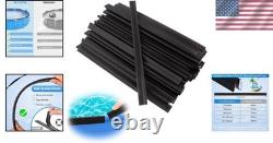 Above Ground Pool Liner Clips 75pc Durable PE Strips for Overlap Liners