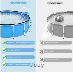 Above Ground Pool Liner Clips 75pc Durable PE Strips for Overlap Liners